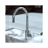 ORANGE miscelatore per lavello cucina o lavanderia, canna orientabile, cromato OG180CR