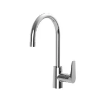 ORANGE miscelatore per lavello cucina o lavanderia, canna ombrelo, cromato OG180CR