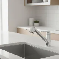 Orange miscelatore Lavello Monoforo con canna orientabile cromato Paffoni OG183CR