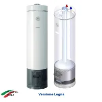 Scaldabagno scaldacqua a legna mod. LG 80 litri (versione solo legna) FU000184