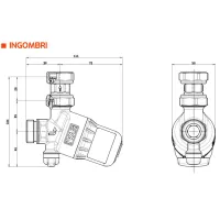 DirtSTOP® MINI Defangatore magnetico 3/4" sottocaldaia ULTRACOMPATTO con filtro 520550