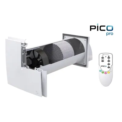 Tecnosystemi PICO PRO 60 unità di ventilazione con recupero di calore puntuale a parete, 60 m³/h - Ø153 mm - WIFI ACD100058