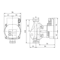 Circolatore singolo a rotore bagnato elettronico Wilo Varios PICO-STG 15/1-7 Int.130 4215540