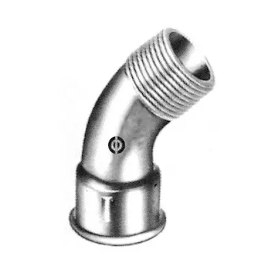 40 - Curva a gomito 45° MF 3/4" in ghisa zincata 04025004 - -  EURACCORDI - - 04005004