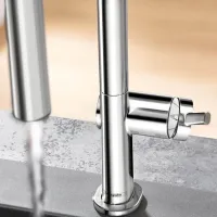 Talis M54 Miscelatore cucina monocomando 210, bocca d'erogazione (doccetta) estraibile, 1jet - Finitura Cromo 72802000