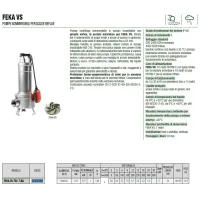 Dab Pumps FEKA VS 750 T-NA Pompa sommergibile trifase in acciaio inox per sollevamento acque reflue 60219358H