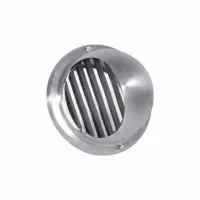 Griglia inox esterna con protezione antipioggia ø125 per VMC VS0430601