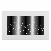 Griglia Valsir AriaSilent Urban bianca 280x160 mm per sistemi di VMC (Ventilazione meccanica controllata) VS0435401