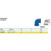 Ariasilent raccordo curva att. maschio VS0435236 - -  VALSIR - -  