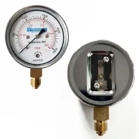 Manometro a membrana 0 ÷ 250 mbar - ø 63 - per gas in bassa pressione con attacco 1/4" radiale 00000006904