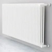 Ardesia radiatore tubolare 3 colonne h.1000 - 27 elementi - colore bianco RAL9016 - completo di tappo cieco e riduzioni da 1/2" AR3271000002R02A