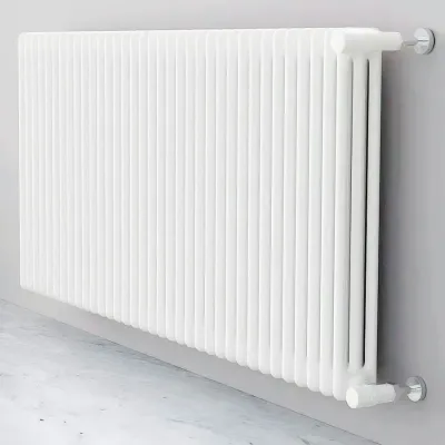 Ardesia radiatore tubolare 3 colonne h.1000 - 27 elementi - colore bianco RAL9016 - completo di tappo cieco e riduzioni da 1/2" AR3271000002R02A