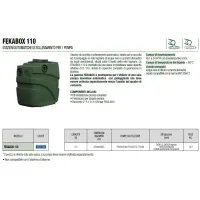Dab Pumps FEKABOX 110 Stazione automatica di raccolta e sollevamento acque nere 60211261