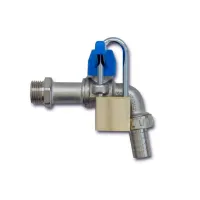 Rubinetto Portagomma con Lucchetto Eko da 3/4" S0074N05