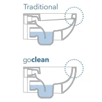 Flaminia APP vaso sospeso con sistema goclean, senza sedile, colore bianco finitura lucido AP118G