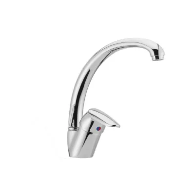 KITCHEN F3207/2 Miscelatore monoforo per lavello cucina e lavatoio con canna girevole F3207/2CR