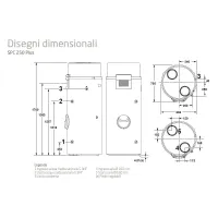 SCALDACQUA a POMPA di CALORE a BASAMENTO - BAXI Modello "SPC PLUS" da 250 Litri A7785399