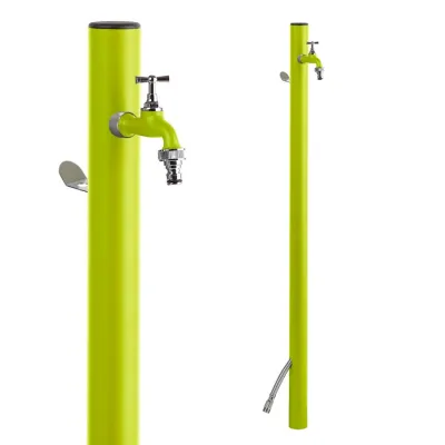 AquaPoint Loop Underground colonnina tonda colore verde pastello h. 120 cm 409 VP