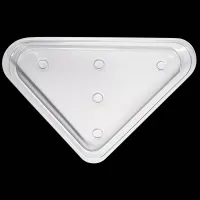 Ricambio Inda R04310 bacinella in polimetilmetacrilato trasparente per ripiano R04310