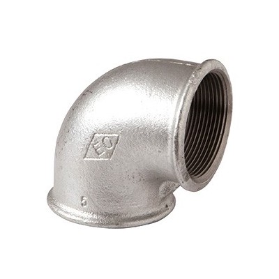 90 - Curca a gomito 90° FF 1" 1/2 in ghisa zincata 09025007 - -  EURACCORDI - -  