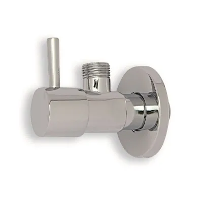 Rubinetto sottolavabo tondo 1/2"x3/8" con rosone cromato 658600OC1/2 - -  GIUSEPPE TIRINNANZI - -  