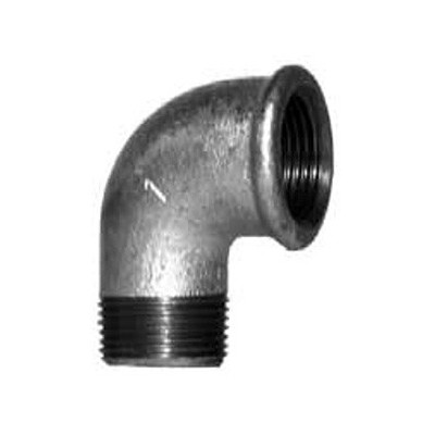 92 - Curca a gomito 90° MF 4" in ghisa zincata 0922500C - -  EURACCORDI - -  