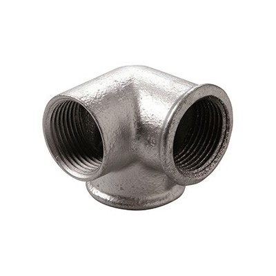 221 - Raccordo a gomito a 3 vie 3/8" in ghisa zincata 22105002