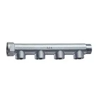 3700 - Collettore maschio-femmina cromato INT. 50 mm - Misura 1"1/4 - 4 derivazioni 3700 114