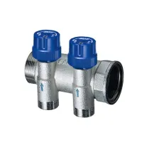 3913 - Collettore componibile di ritorno - Misura 1" - 2 derivazioni 3913 102