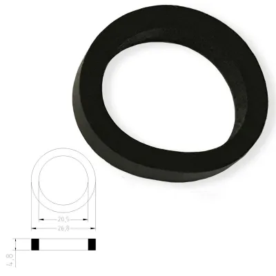 Guarnizione Epdm 80sh nero da mm. 26.8 x 20.5 x 4.8 6418GUGN - -  GIUSEPPE TIRINNANZI - -  