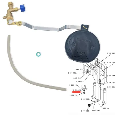 Rubinetto galleggiante originale Dora F3220010 - -  GIUSEPPE TIRINNANZI - - F3220010