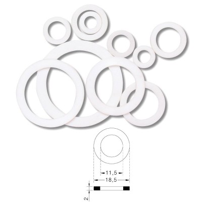 Guarnizione in ptfe per raccordi da 1/2" 101500PF1/2