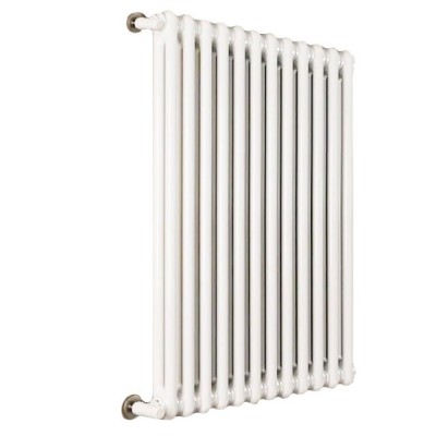 Ardesia radiatore tubolare 2 colonne h.1000 - 13 elementi - colore bianco RAL9016 - completo di tappo cieco e riduzioni da 1/2" 3541700026184