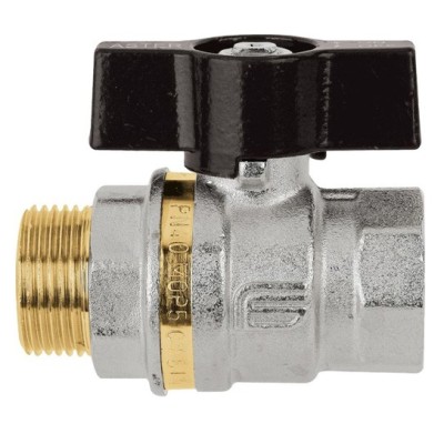 Valvola a sfera ASTER MF con farfalla in alluminio 3/4" 0822N405 - -  EFFEBI - -  