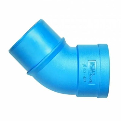 Curva 45° ABS MF ø 50 blu 0701021 - -  GENERAL D'ASPIRAZIONE - -  