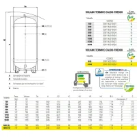 VOLANO BS REFRIGERATA / RISCALDATA 1000 litri, classe B 3001162310526