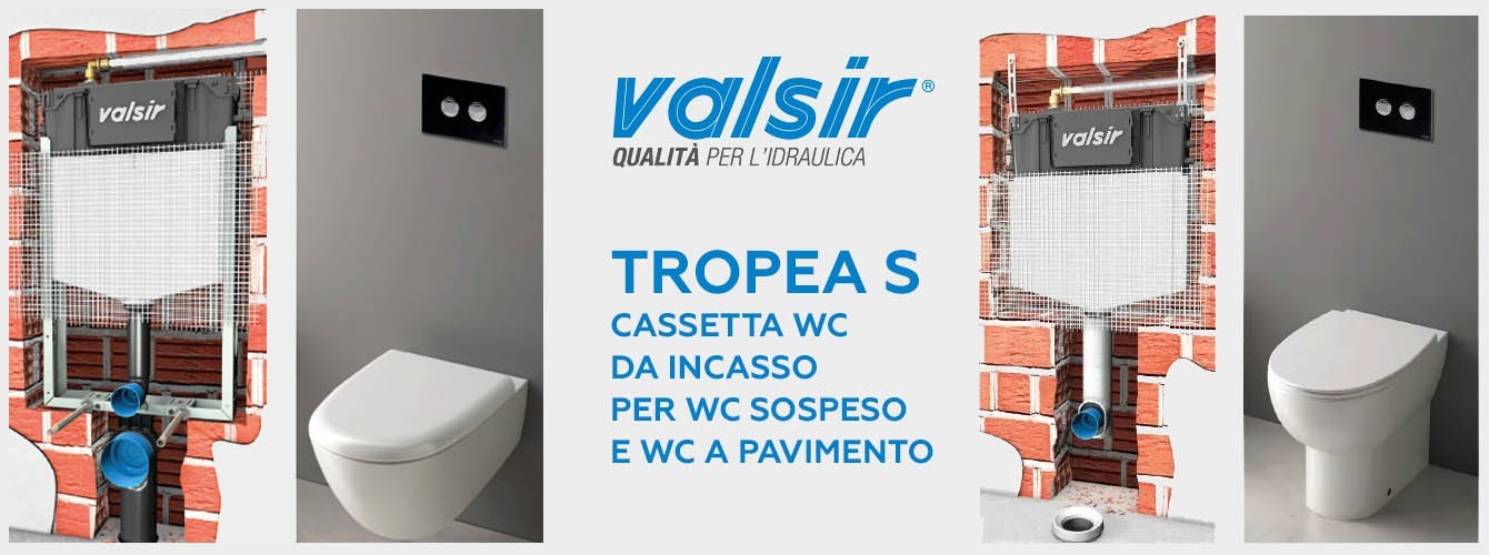 Cassetta WC da Incasso Valsir: Tropea S