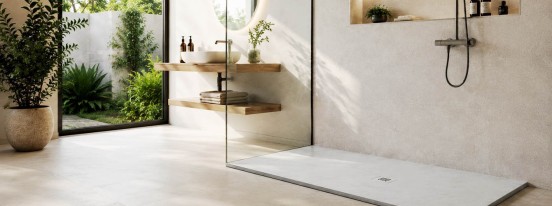 Piatto Doccia Base Slate Acquabella: la soluzione su misura per un bagno moderno ed elegante