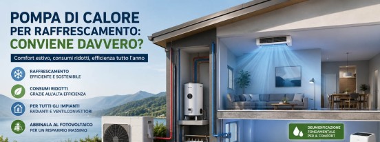Pompa di calore per raffrescamento: conviene davvero in estate?